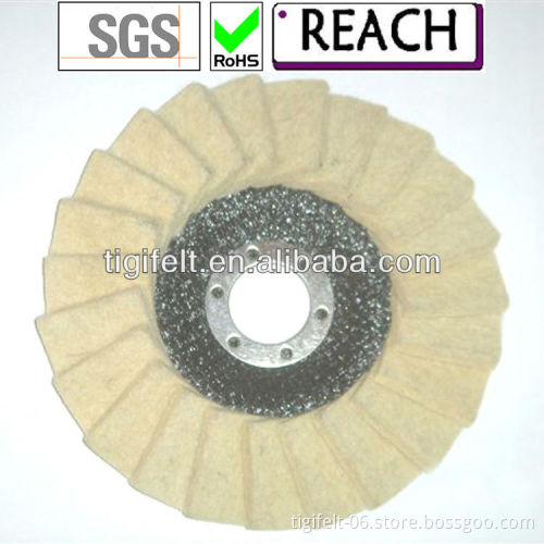 High quality wool wheel for polishing glass